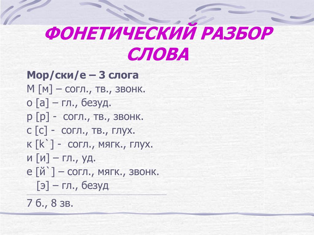 Фонетический разбор слова конференция: конференция — фонетический (звуко- буквенный) разбор слова — РОСТОВСКИЙ ЦЕНТР ПОМОЩИ ДЕТЯМ № 7